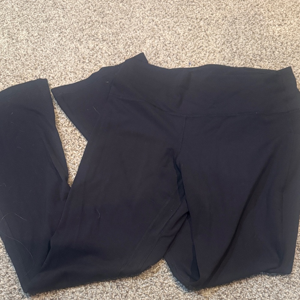 lululemon athletica Black Flare Leggings